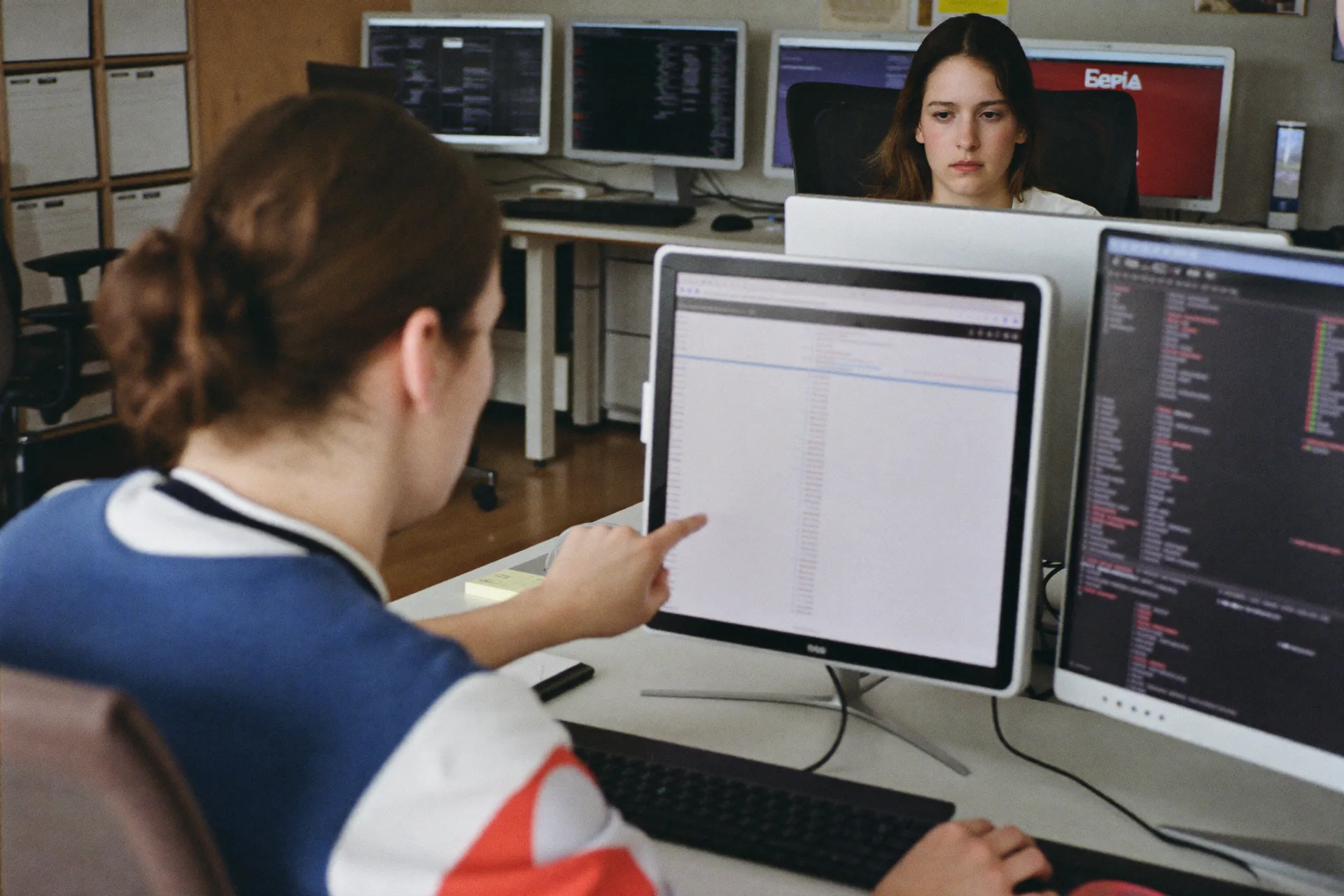 Lead generation team at work
